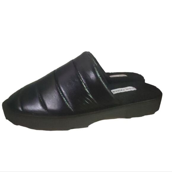 Steve Madden Quilted Faux Fur Lined Slide on Slippers 10 NEW - Picture 2 of 6